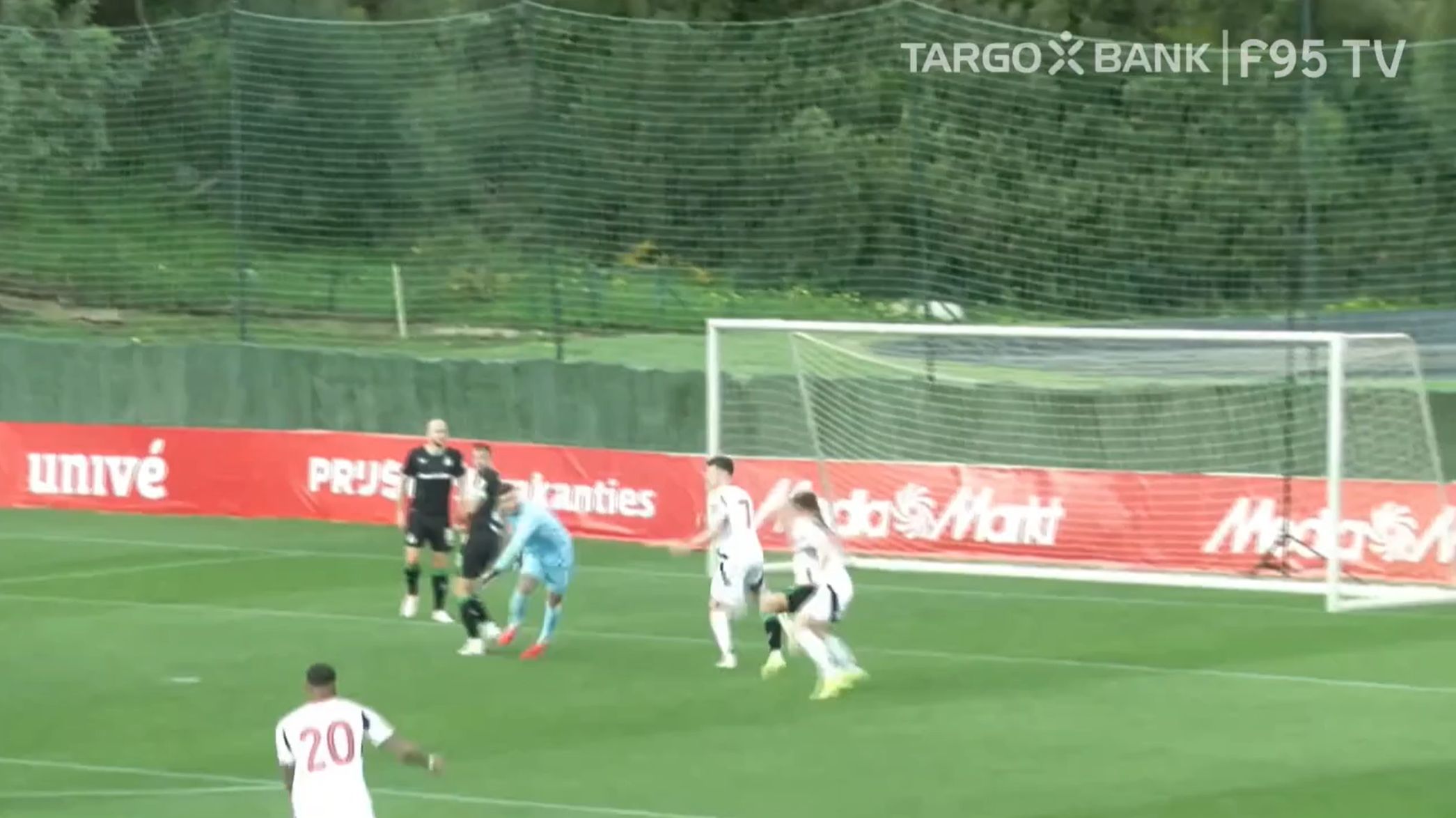 Feyenoord vs F95: Fortuna hatte auch Chancen (Screenshot f95.tv)