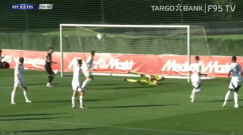 Feyeboord vs F95: Kastenmaier mal wieder bester Fortuna (Screenshot f95.tv)
