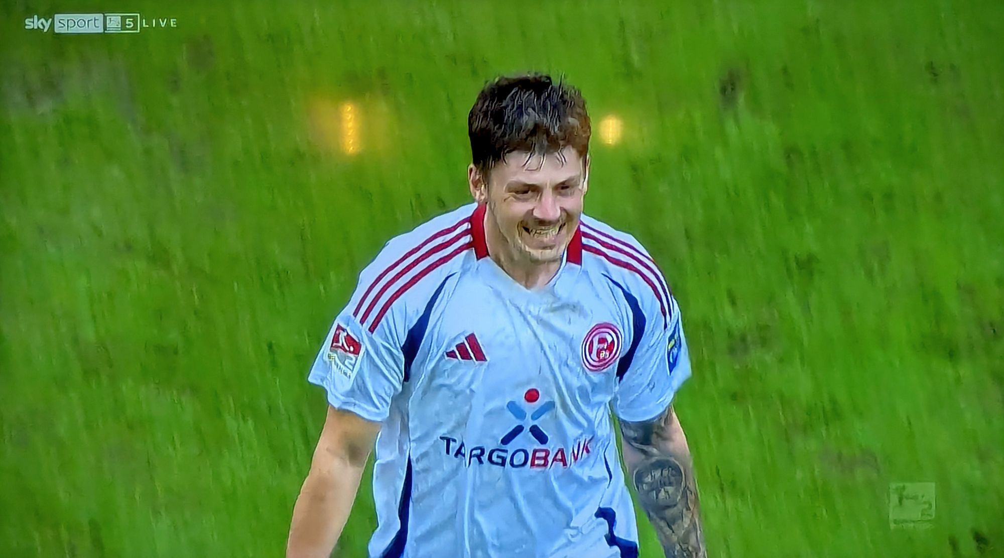 KSC vs F95: Der Siegtorschütze Dawid Kownacki (Screenshot Sky)