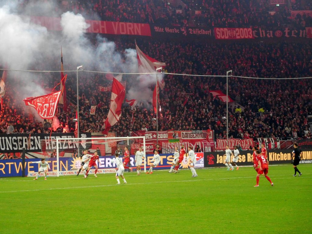 F95 vs Hertha: Spielszene in Halbzeit 2 (Foto: FP)