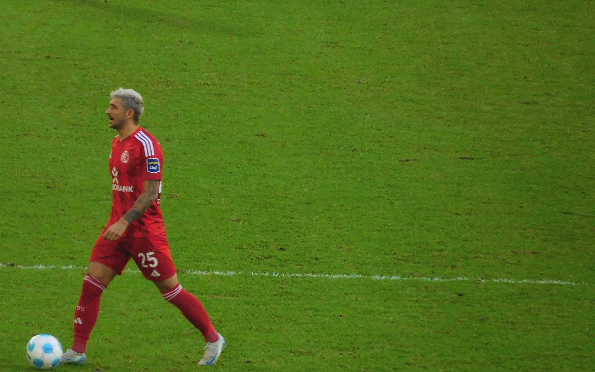 F95 vs Ulm: Zimmermann, blondiert (Screenshot ARD)