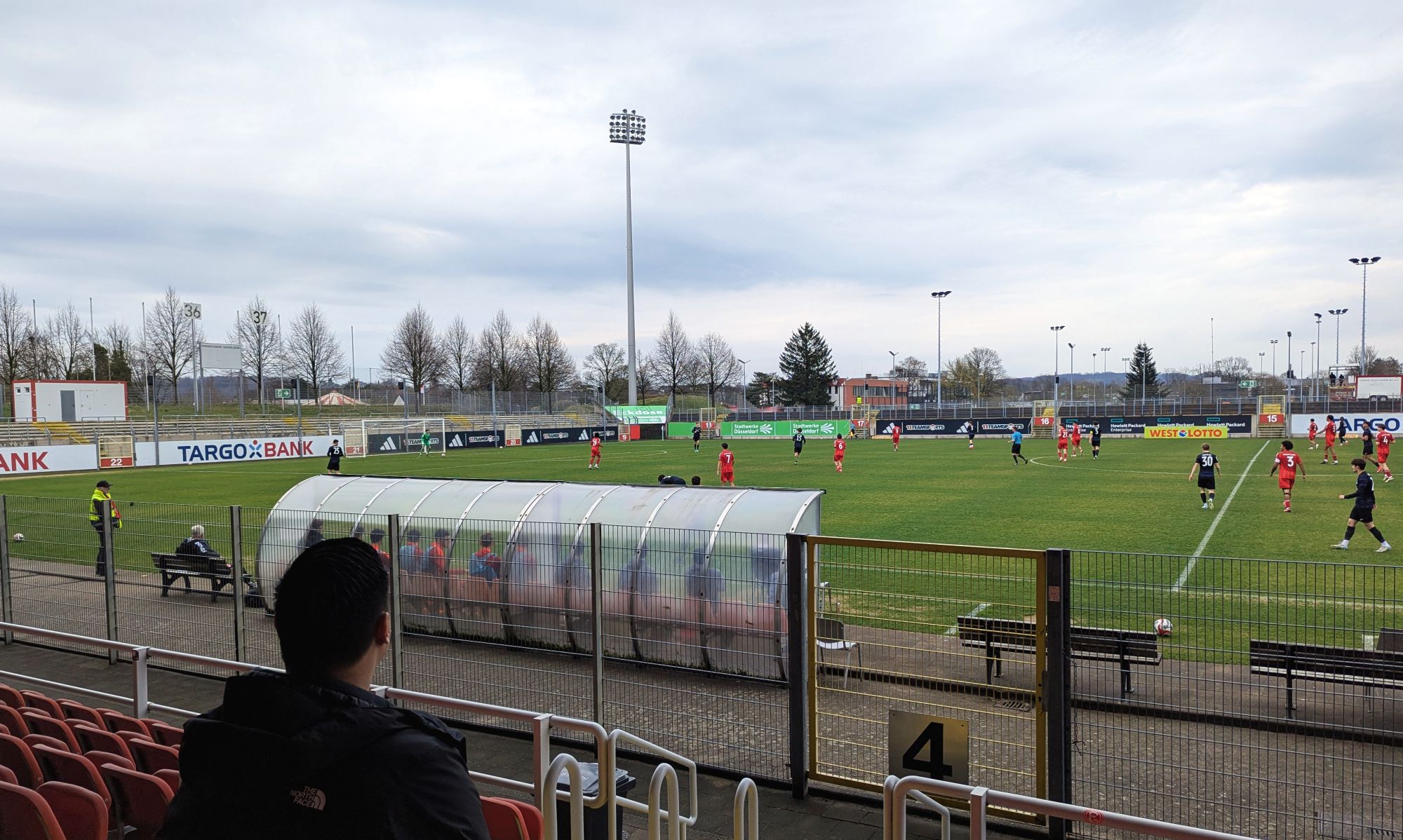 F95 U19 vs Hertha U19: Ein bisschen PJS-Atmosphäre (Foto: FP)