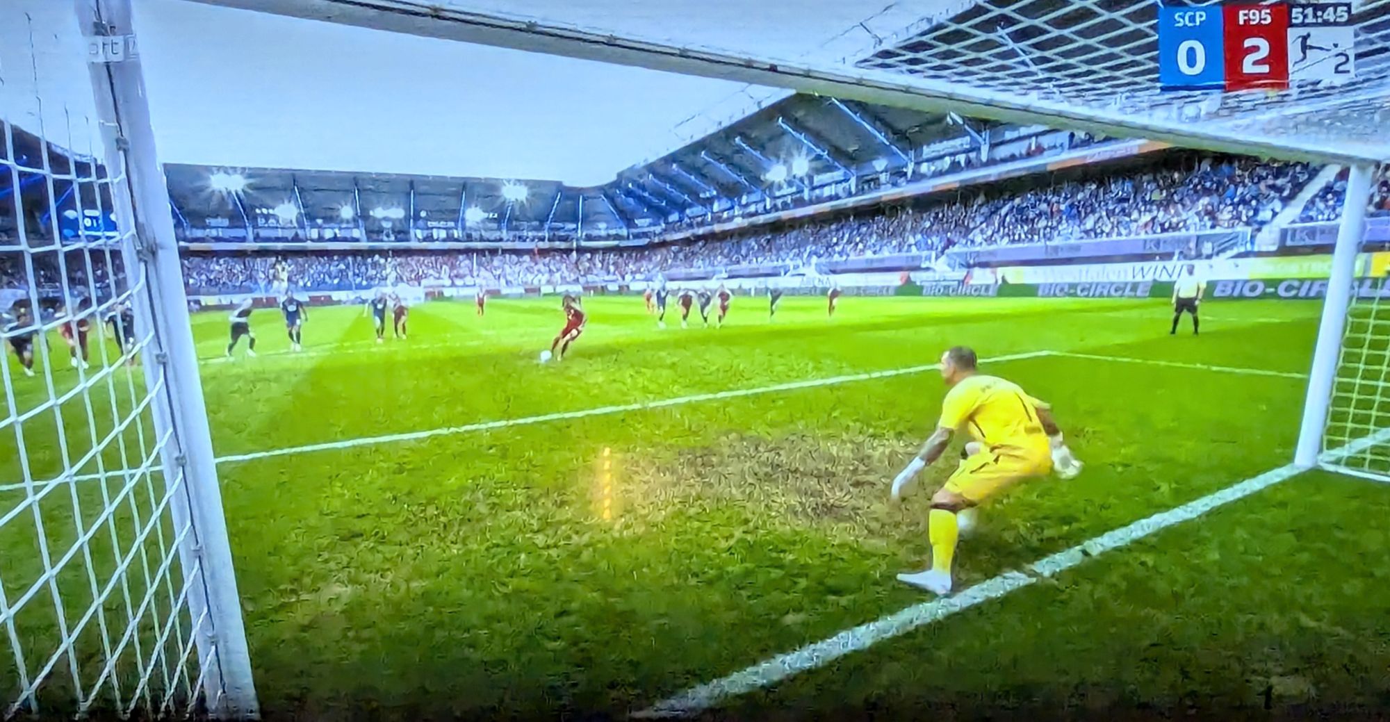 Paderborn vs F95: Kownacki verwandelt sicher (Screenshot Sky)