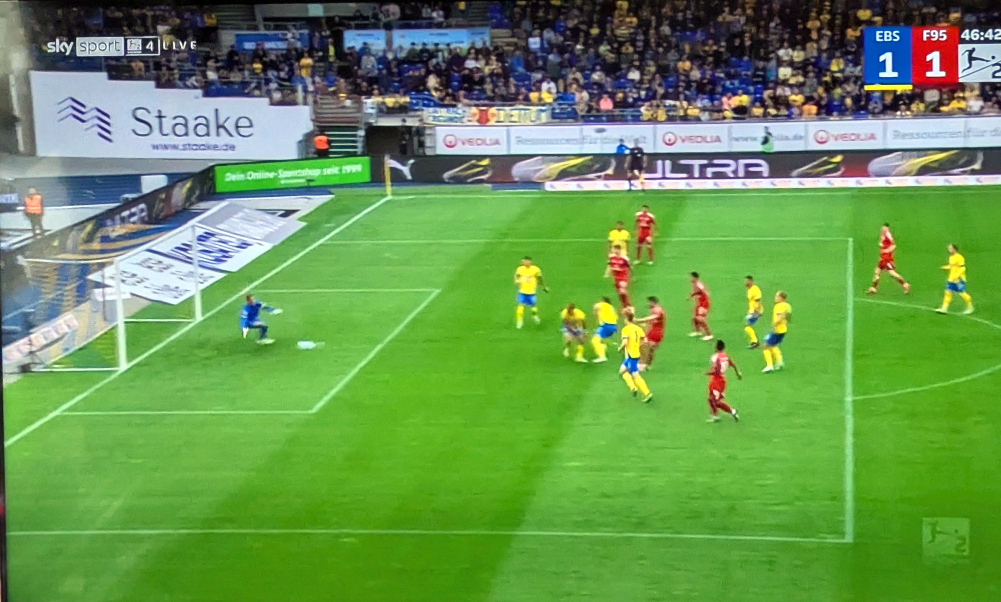 BTSV vs F95: So kam das 1:1 zustande (Screenshot Sky)