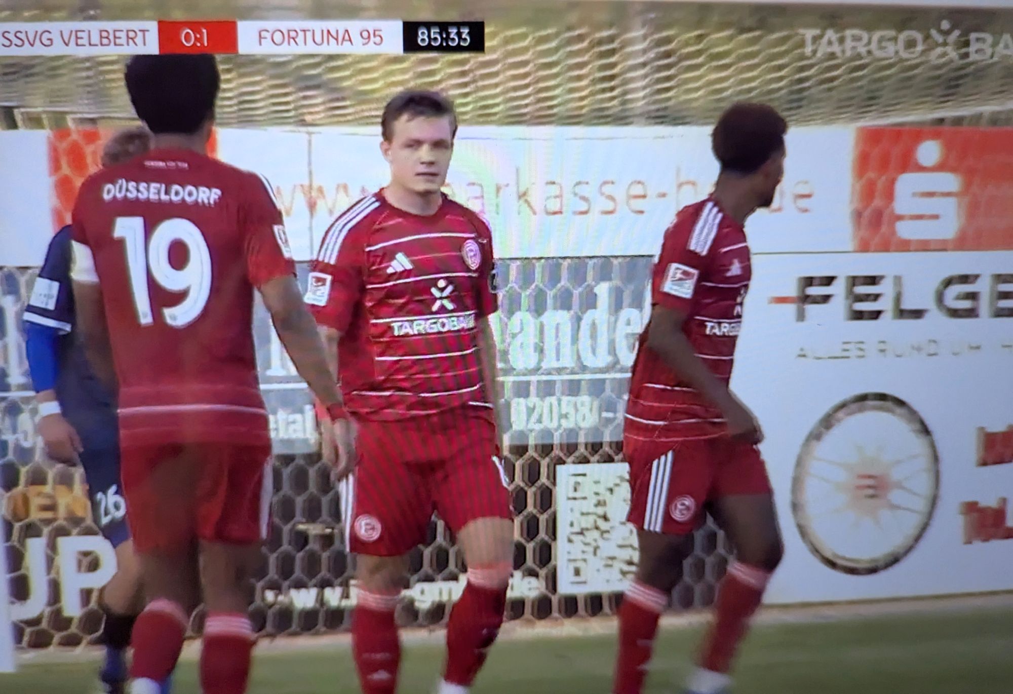 Velbert vs F95: Chris Rasmussen, der Torschütze (Screenshot f95.tv)
