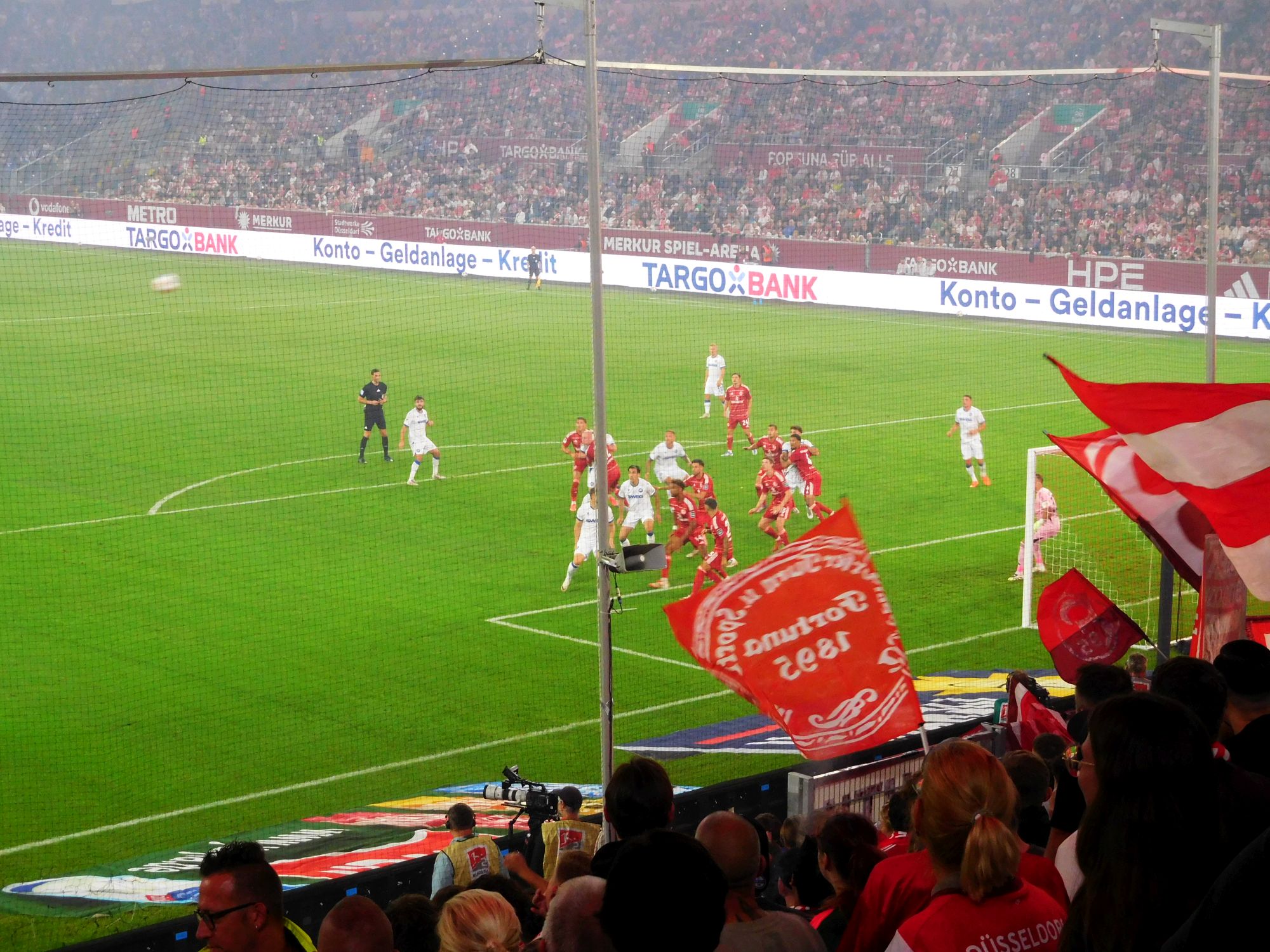 F95 vs KSC: Einde von zwei Ecken für den KSC (Foto: FP)