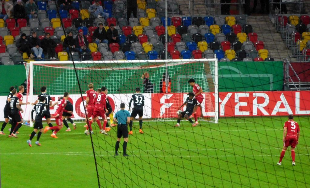 F95 vs SCF: Das Abseitstor (Foto: FP)
