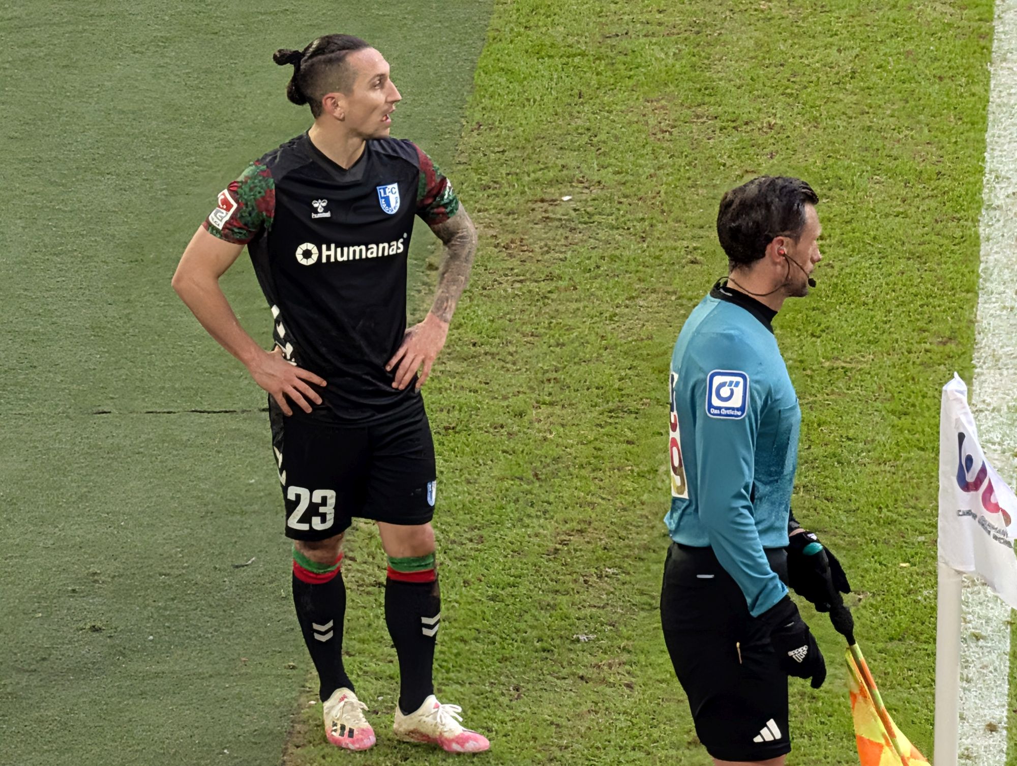 F95 vs Magdeburg: Das kleine A...loch (Foto: FP)