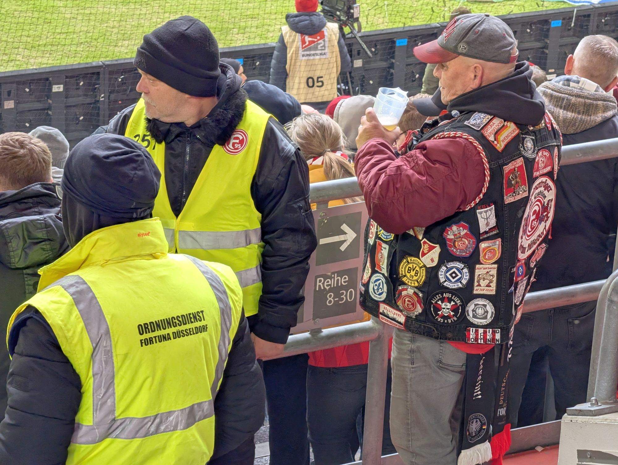 F95 vs Magdeburg: Auch die Kutten waren da (Foto: FP)