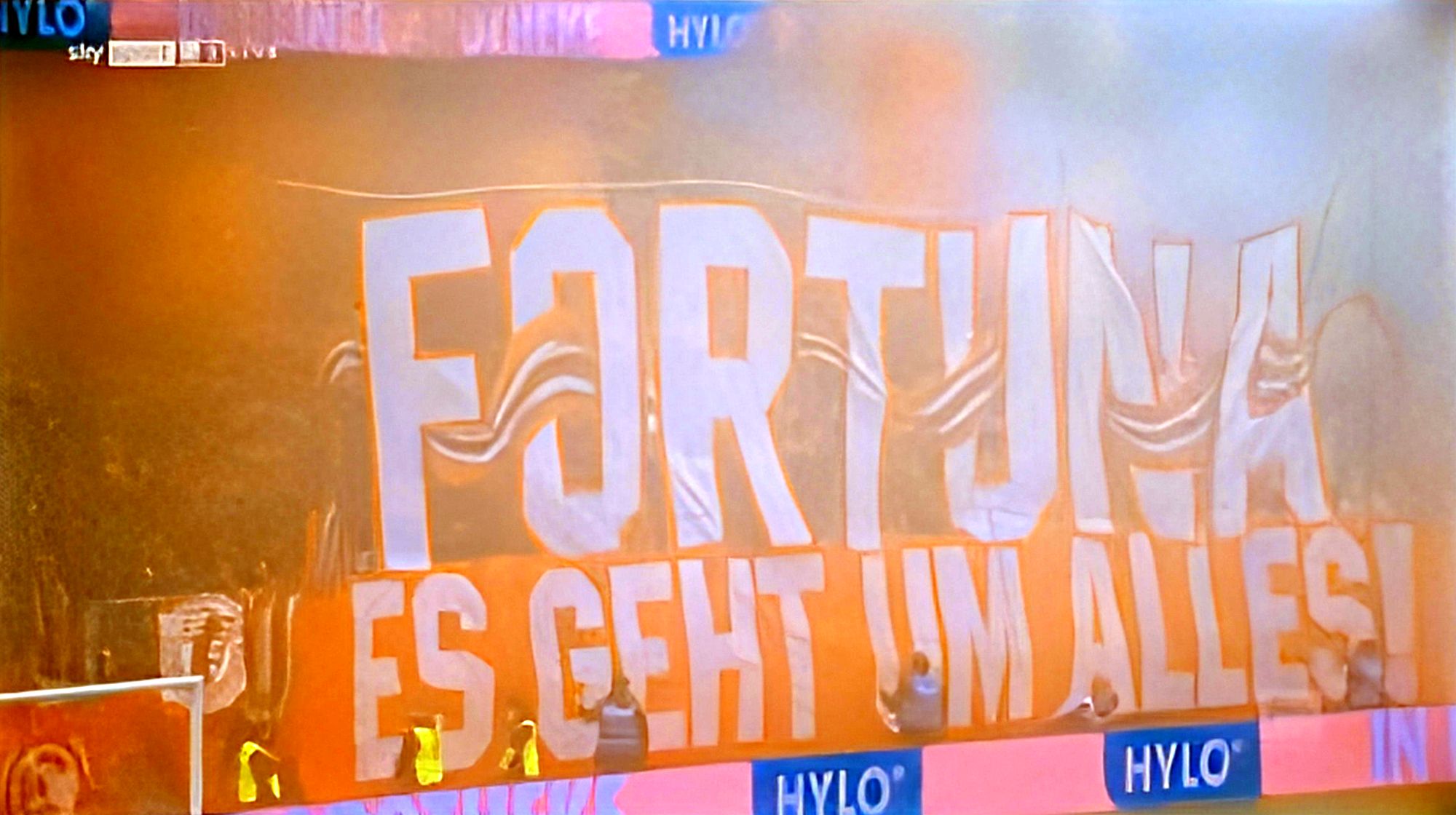 Elversberg vs F95: Ohne Worte (Screenshot Sky)
