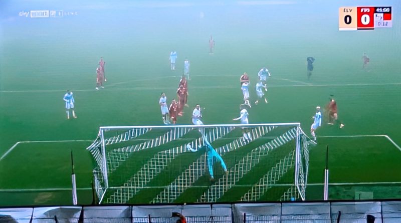 Elversberg vs F95: Ein feiner Torschuss von Daland (Screenshot Sky)