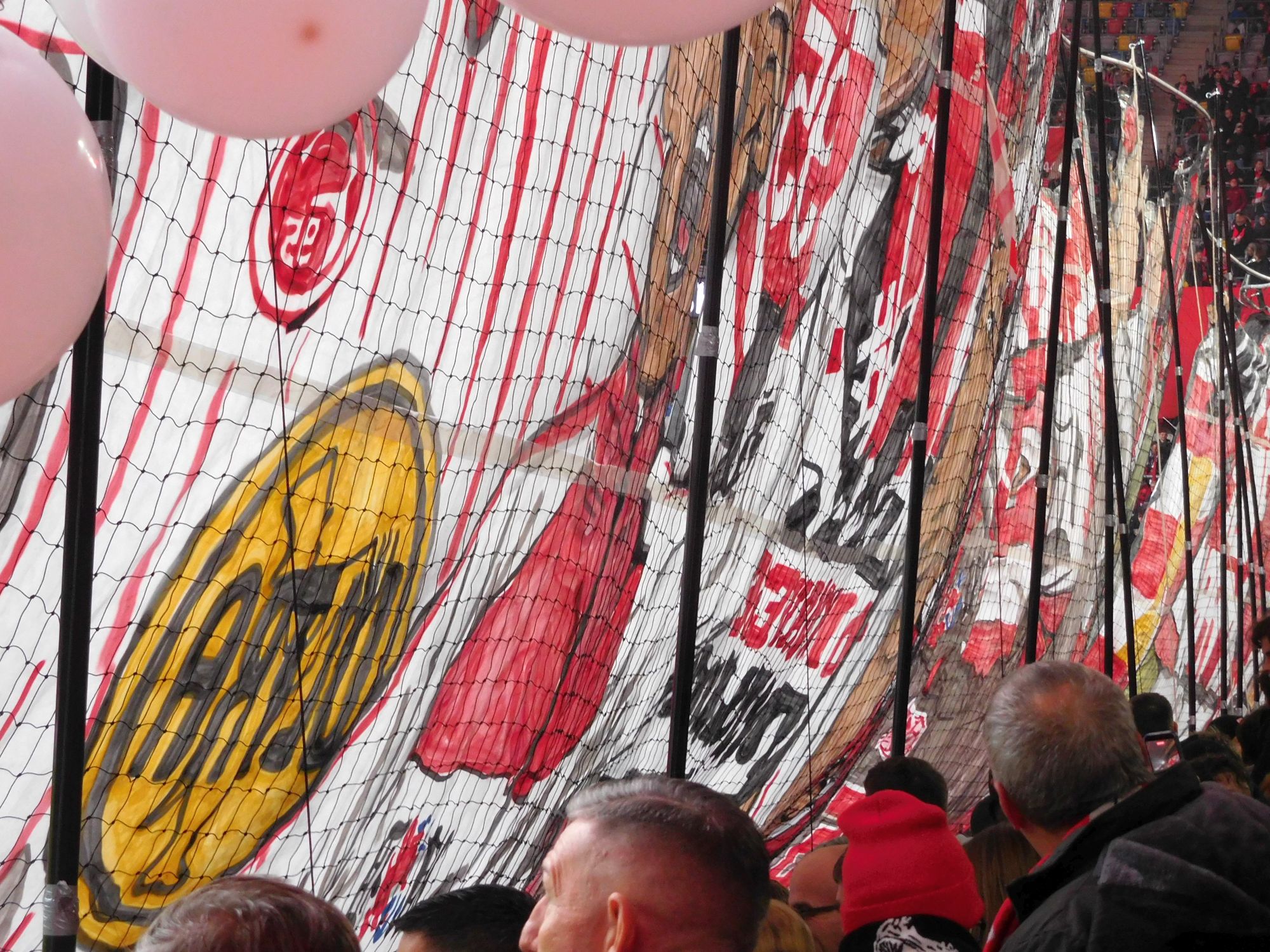 F95 vs Fürth: Hinter einem UD-Banner (Foto: FP)