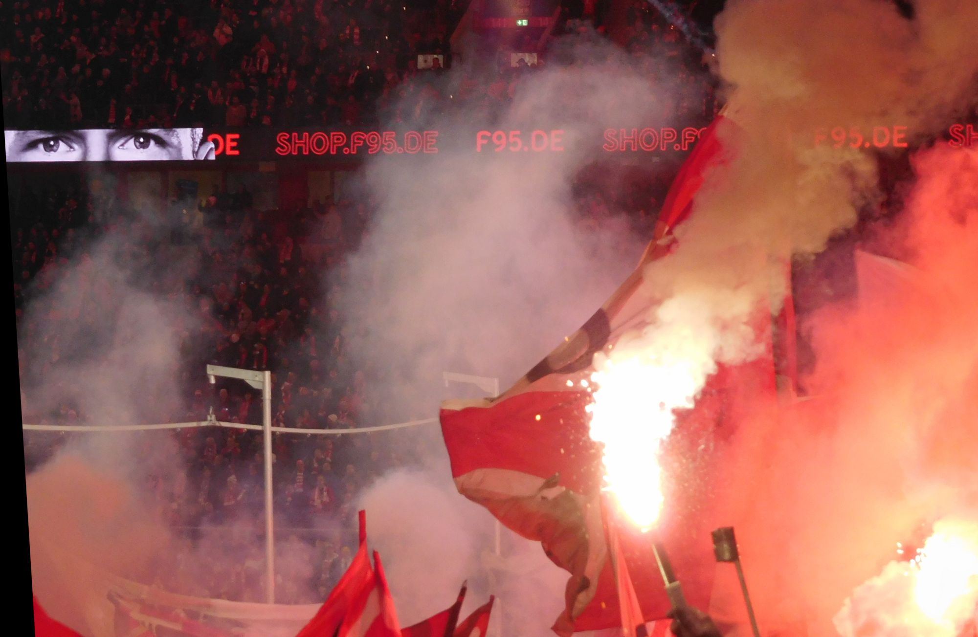 F95 vs Schalke: Ein bisschen Wärme (Foto: FP)