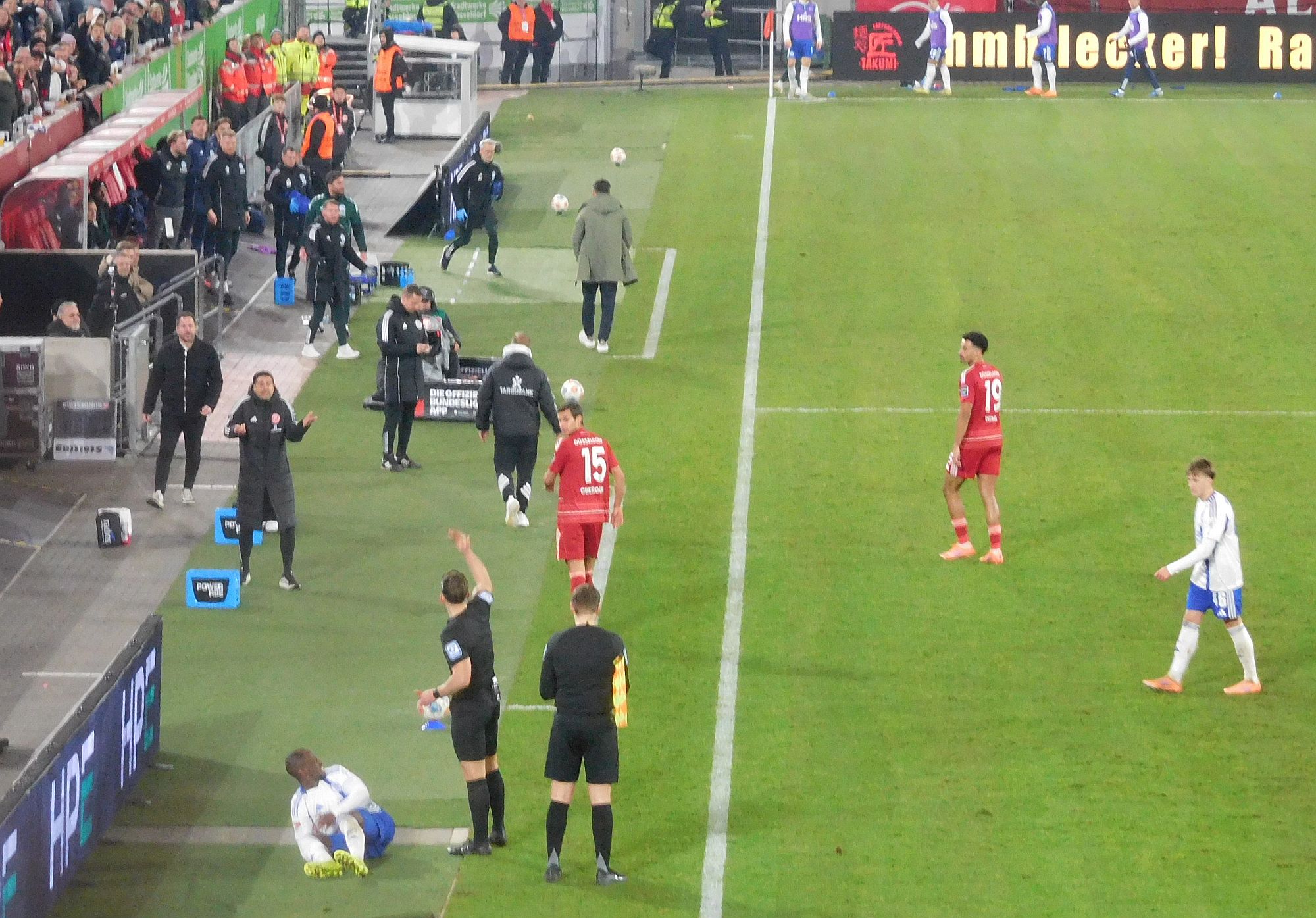 F95 vs Schalke: Gelbrot für Tim Oberdorf (Foto: FP)