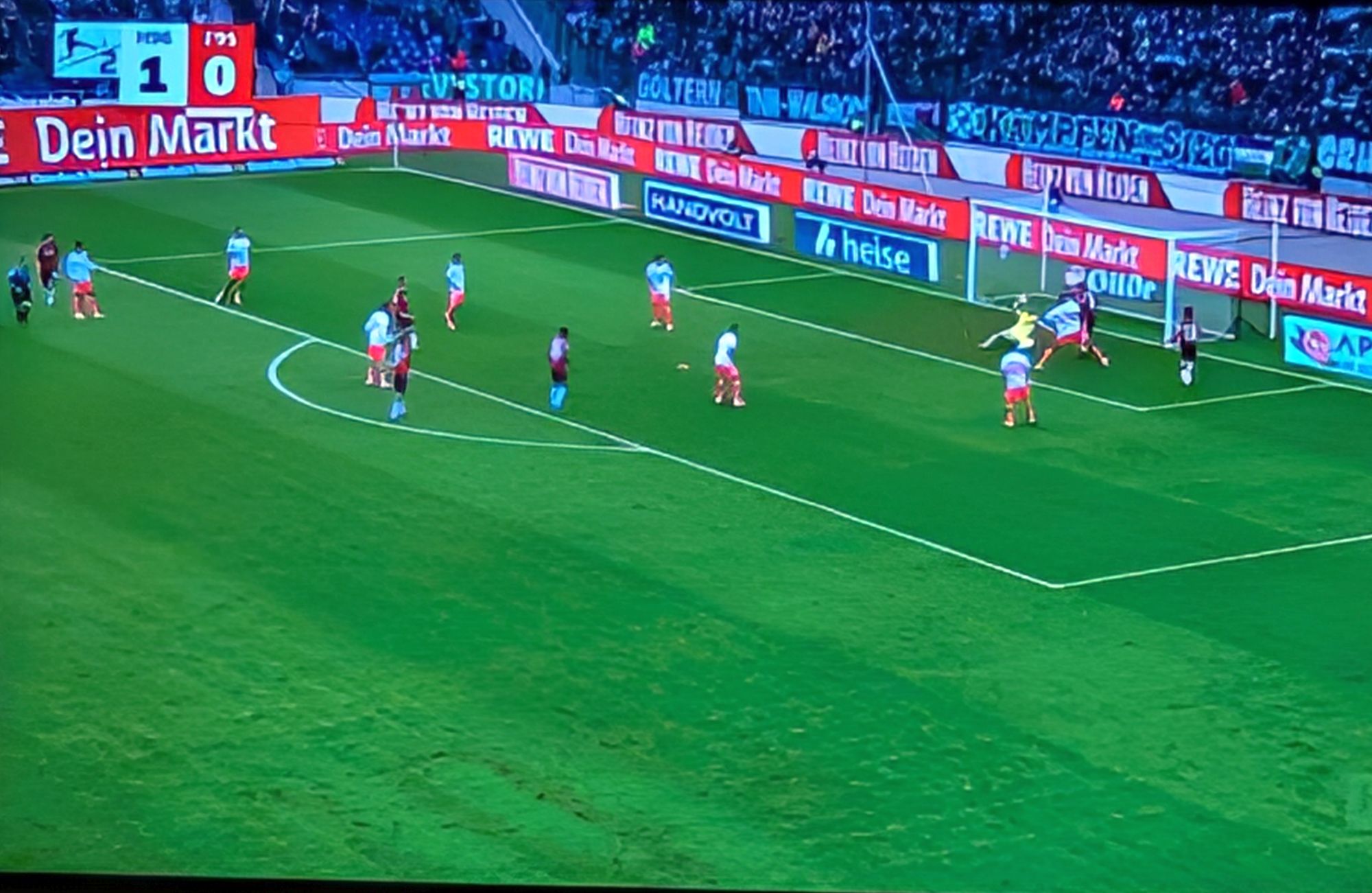 Hannover vs F95: Fehler führen zum 0:2 (Screenshot ARD)