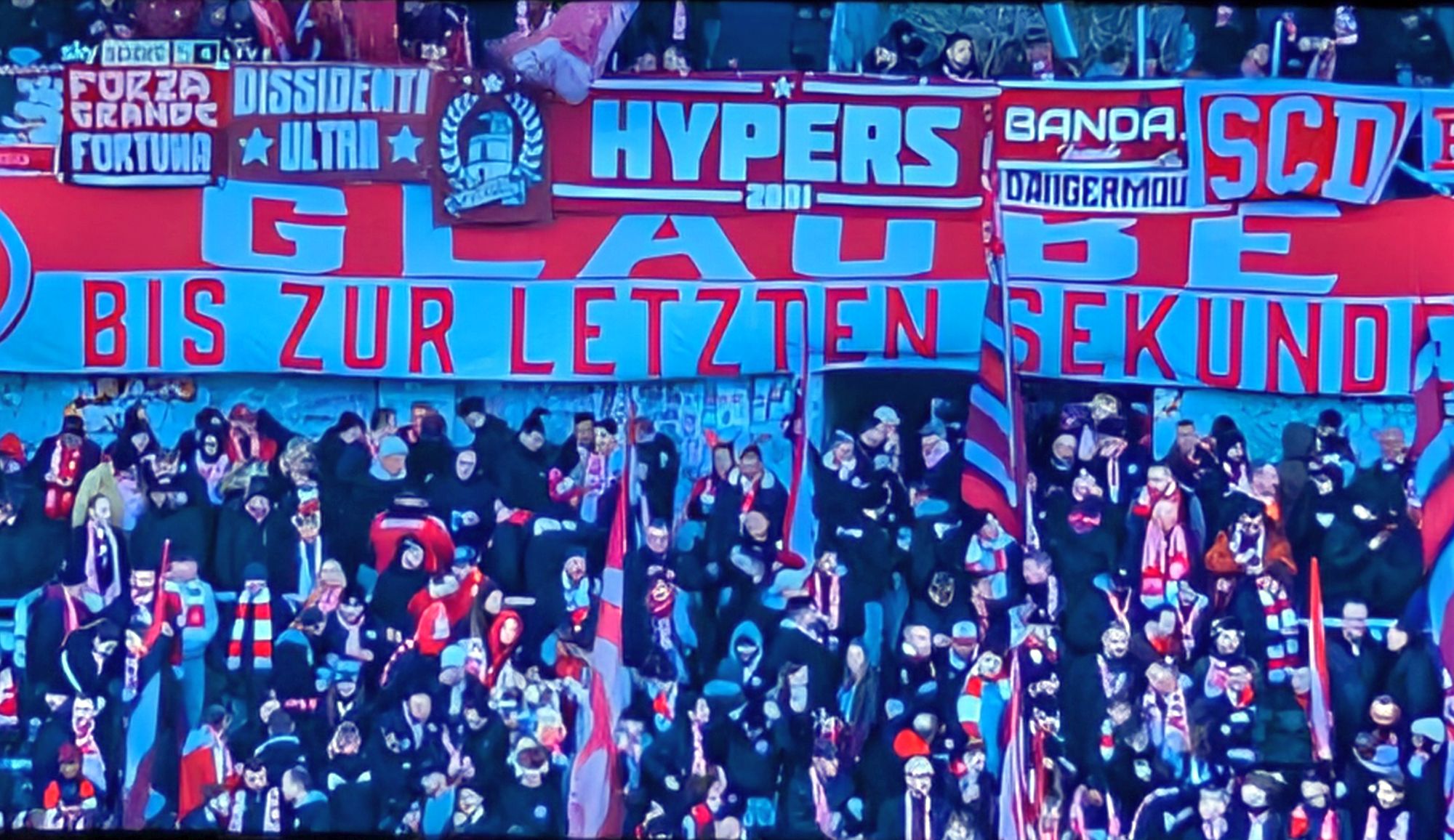 Darmstadt vs F95: Der komprimierte Fortuna-Block (Screenshot Sky)