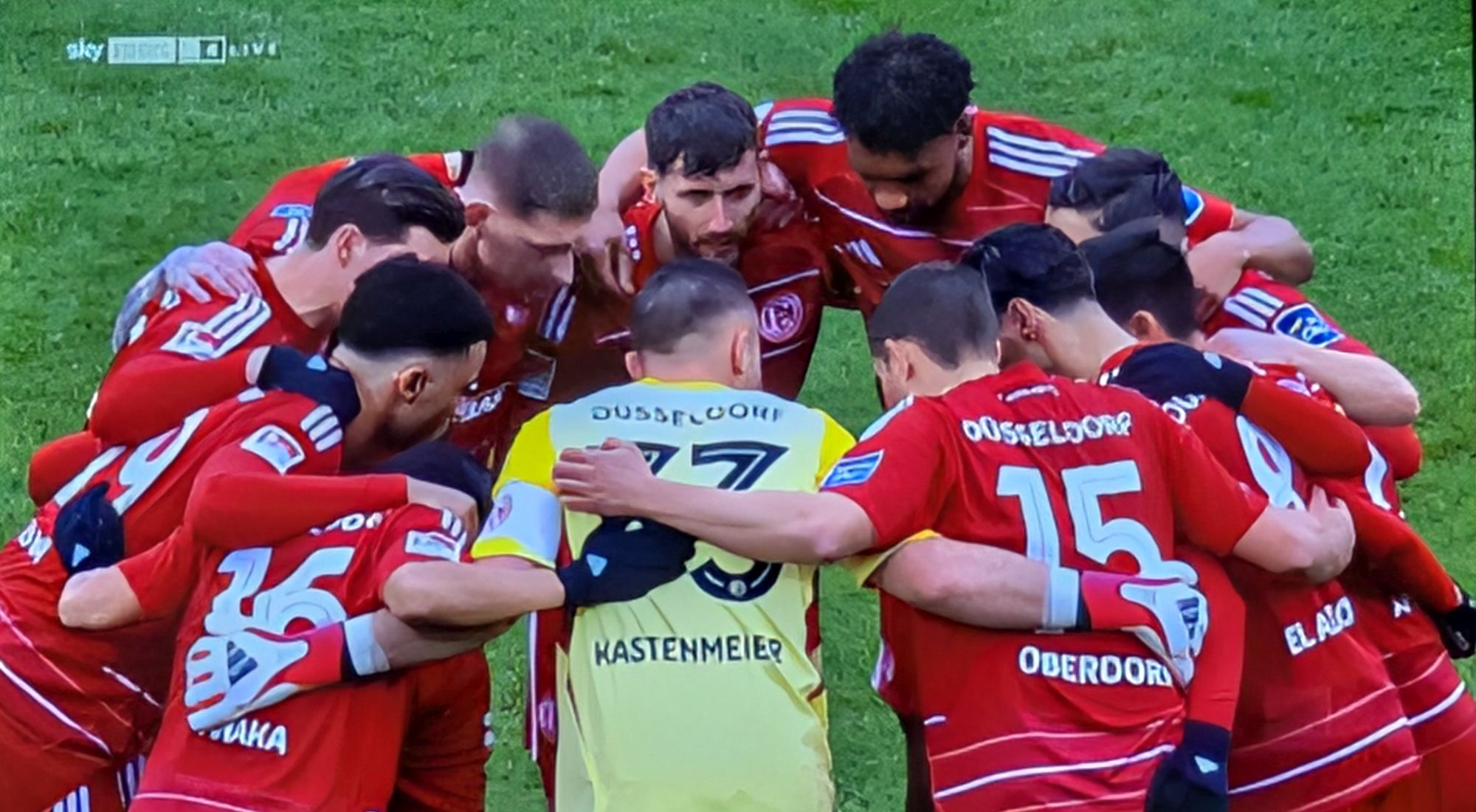 Darmstadt vs F95: Der Motivationskreis (Screenshot Sky)