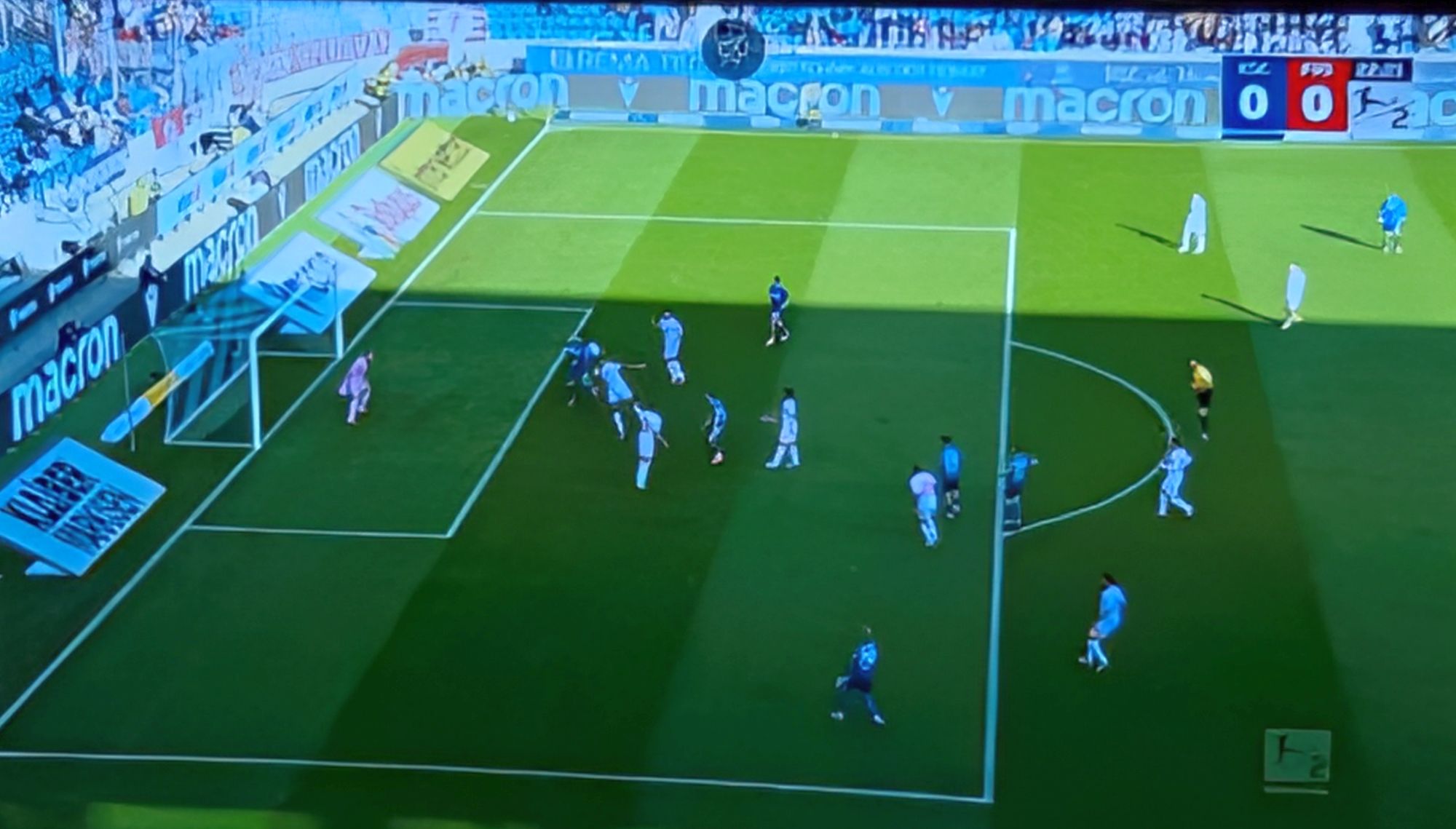 KSC vs F95: Einer der wenigen KSC-Abschlüsse (Screenshot Sky)