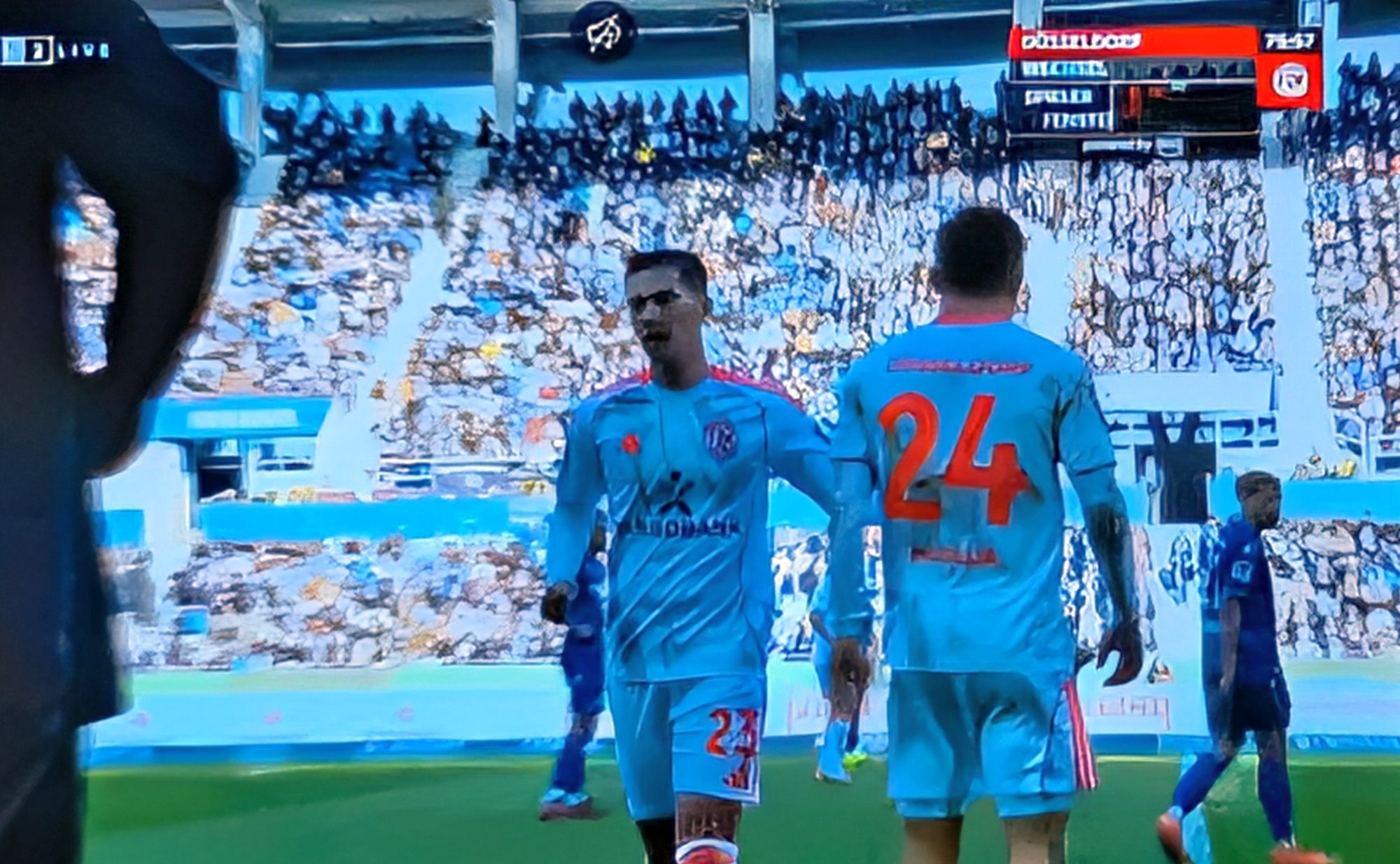 KSC vs F95: Rasmussen kommt für Appelkamp (Screenshot Sky)