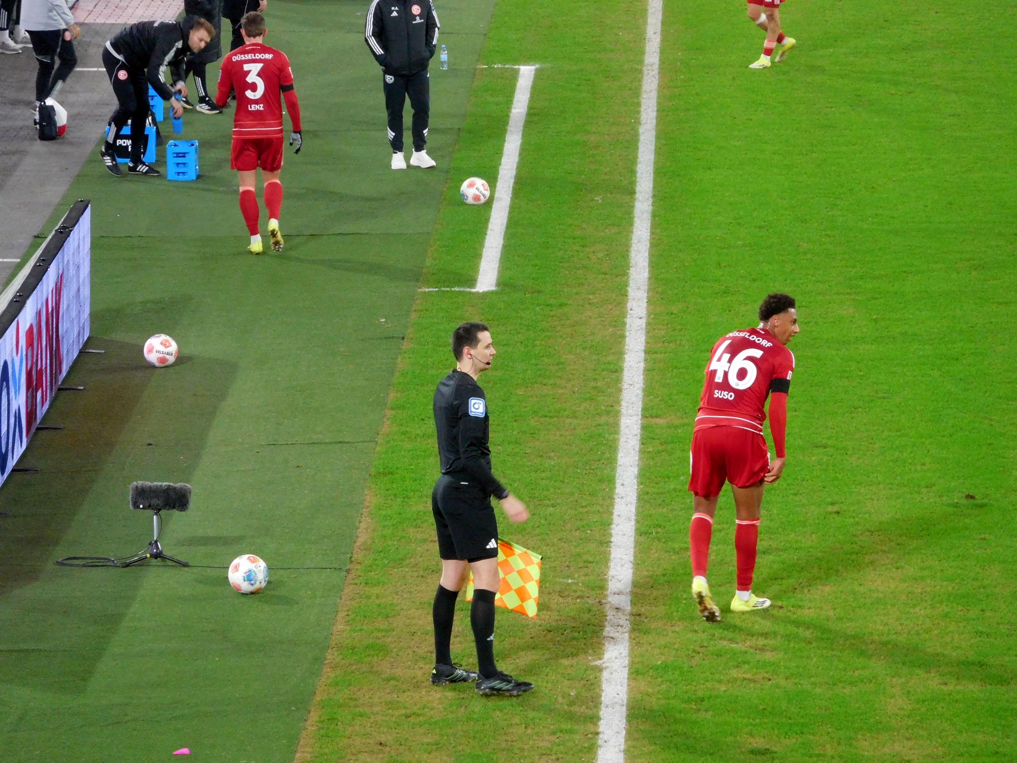 F95 vs Münster: Klaus Sima Suso allein ganz außen (Foto: FP)