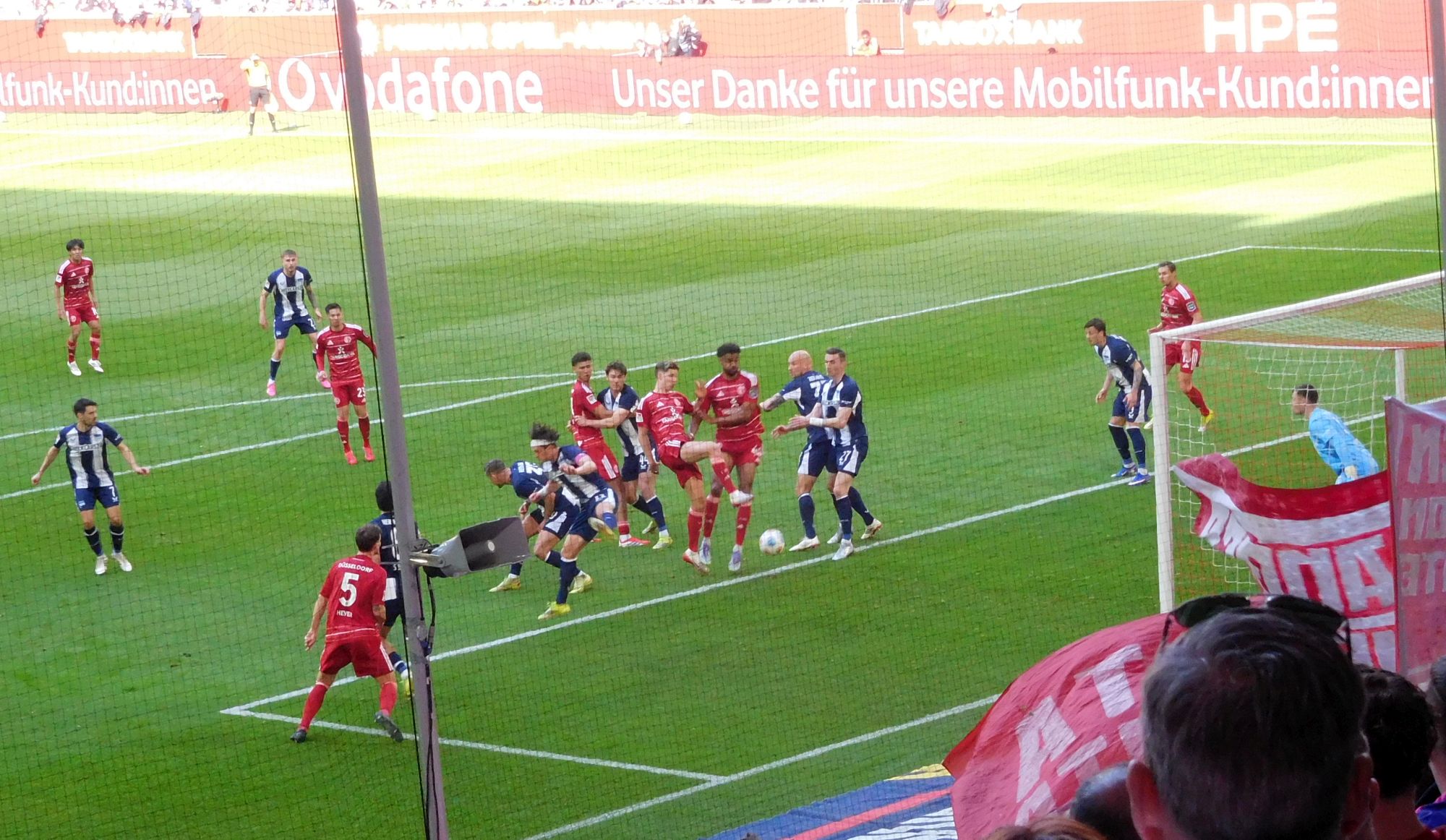 F95 vs Hertha: Chance für Itten (Foto: FP)