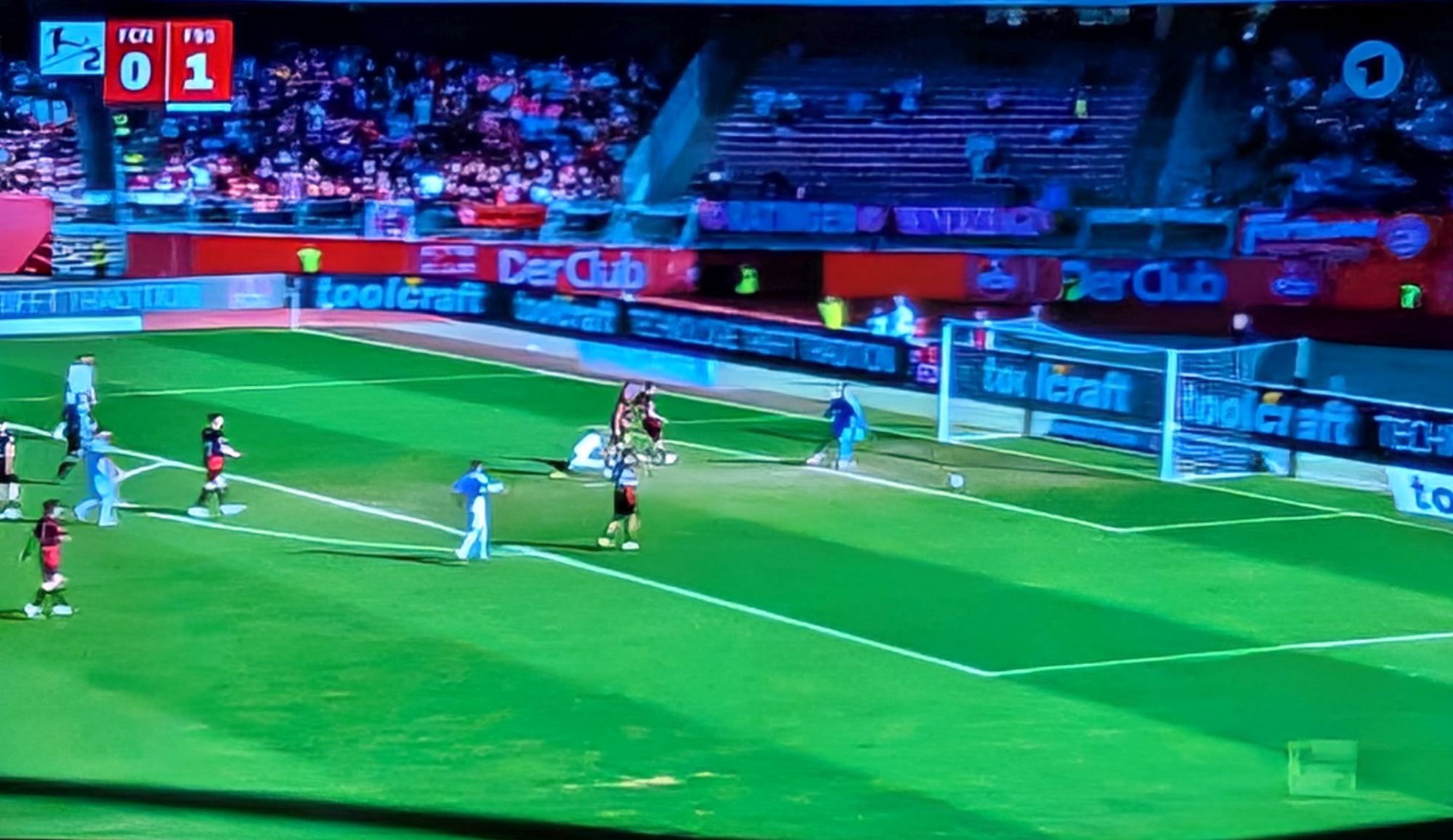 Nürnberg vs F95: Ljubicic zum Ersten (Screenshot ARD)
