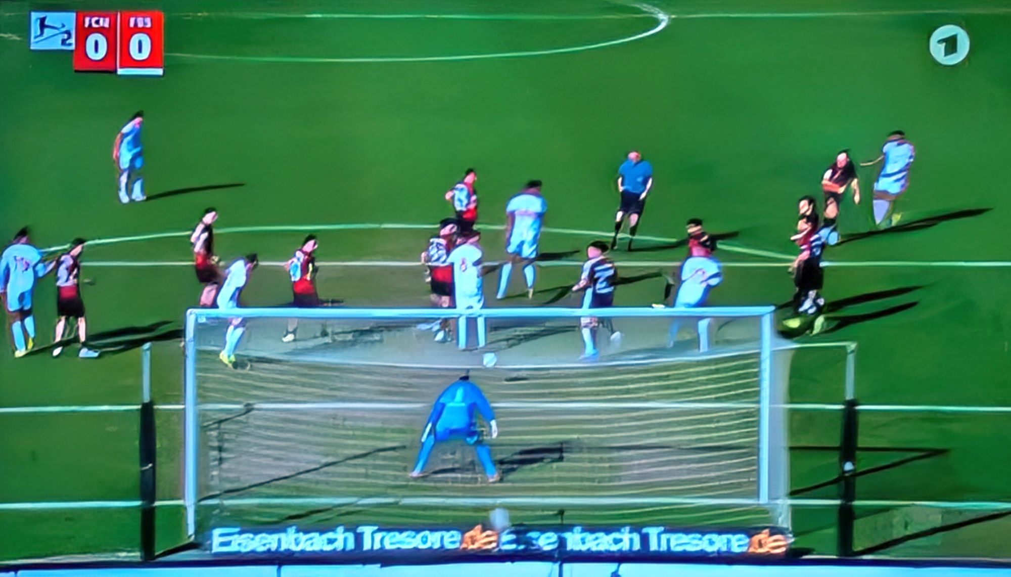 Nürnberg vs F95: Chance für Suso (Screenshot ARD)