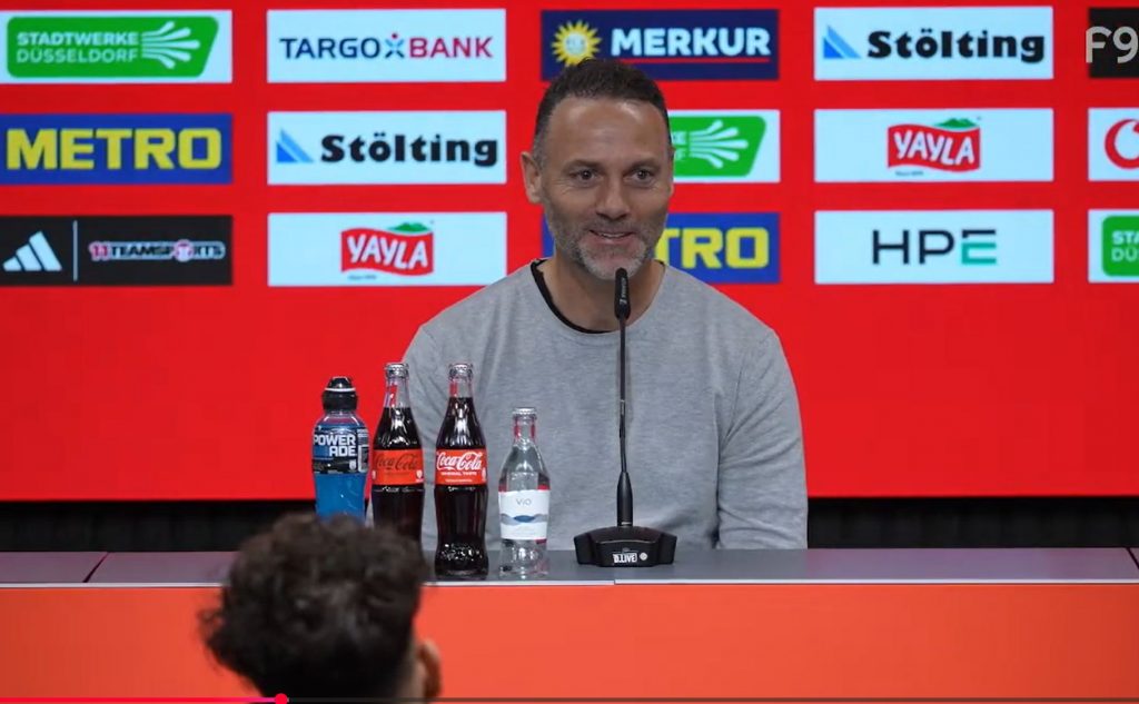 Fortuna stellt Alexander Ende als neuen Trainer vor (Screenshot F95.tv)