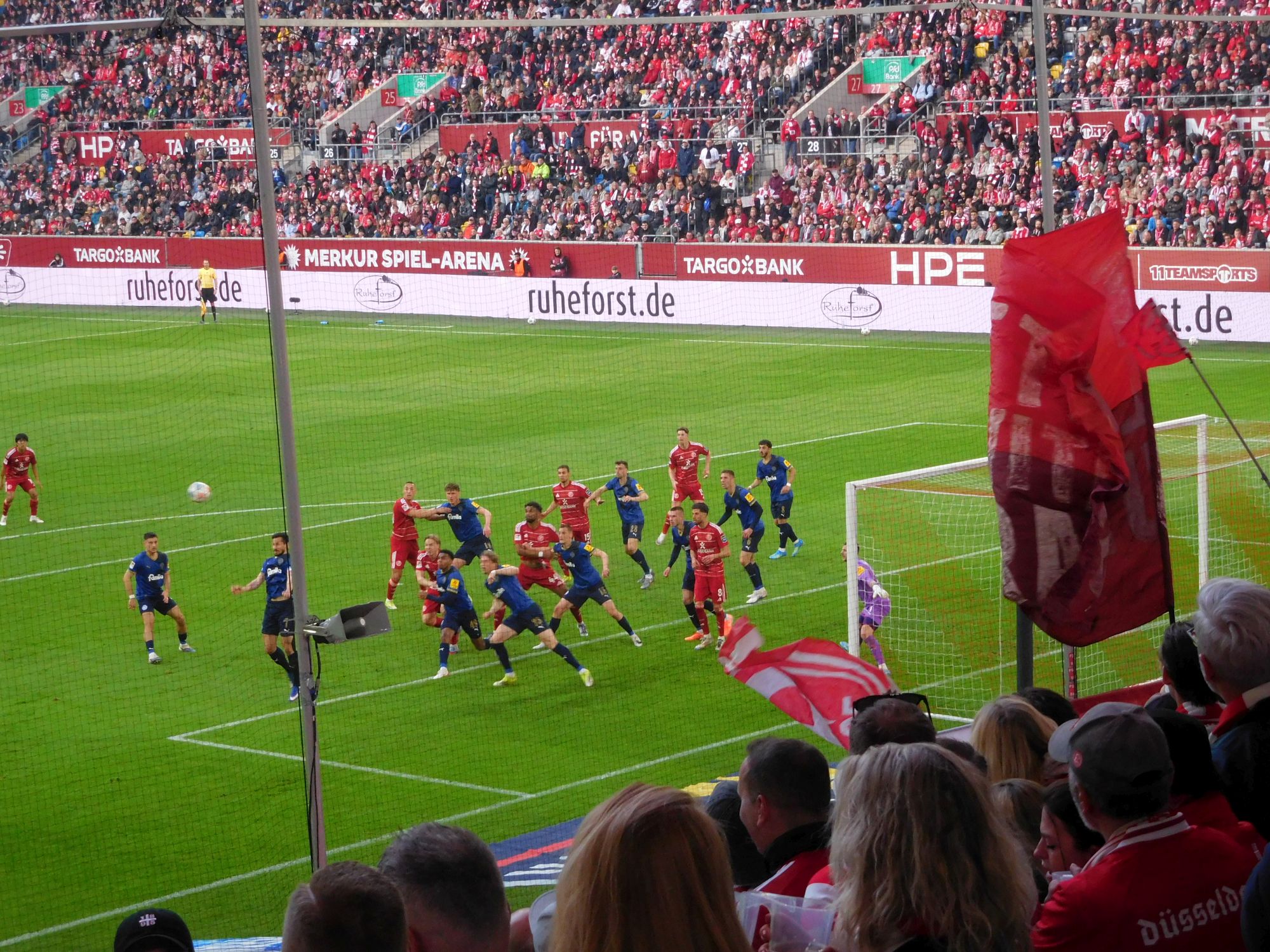 F95 vs Kiel: Wenigstens ein paar Ecken (Foto: FP)