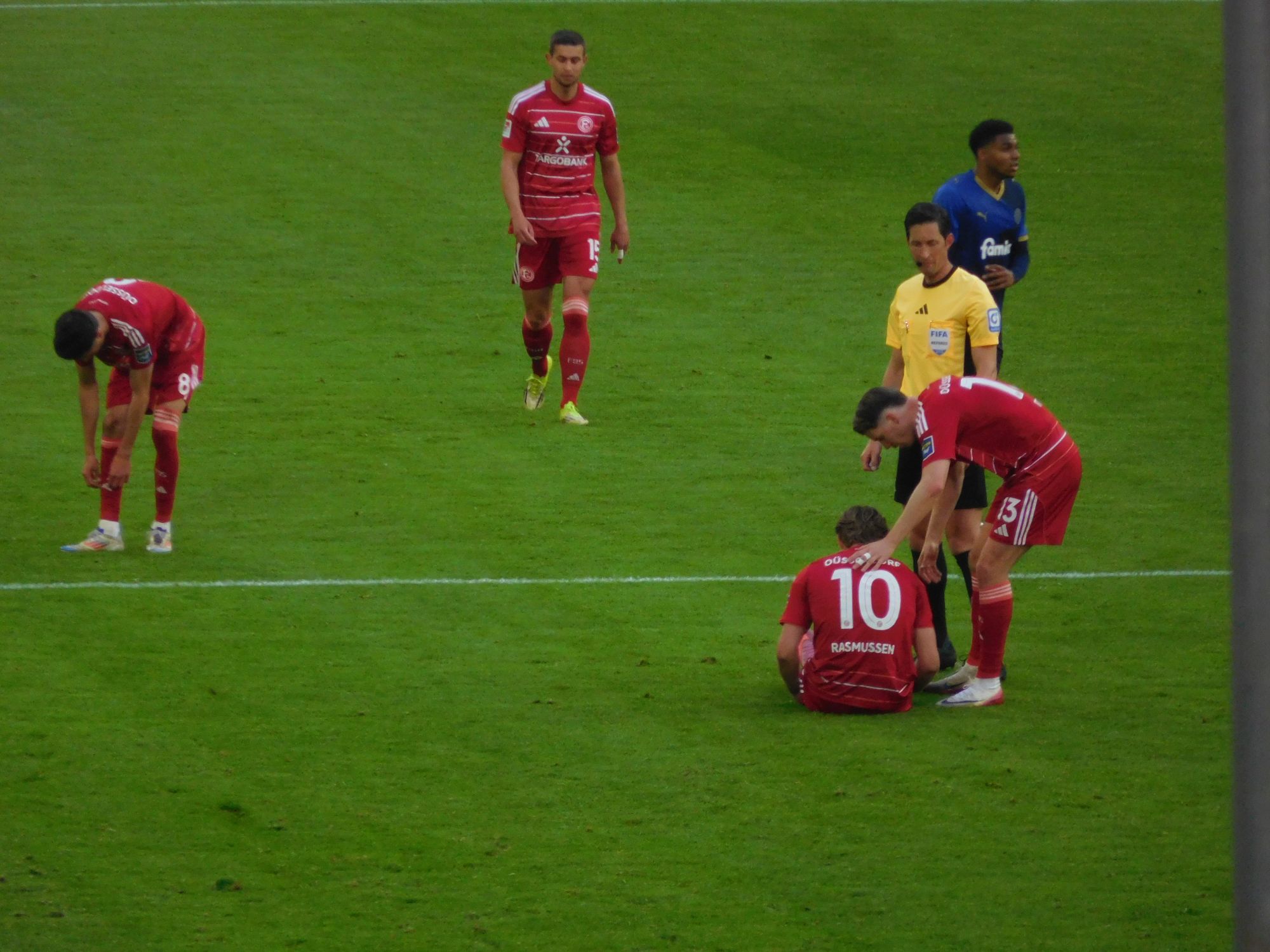 F95 vs Kiel: Rasmussen ohne Gegnereinwirkung verletzt (Foto: FP)