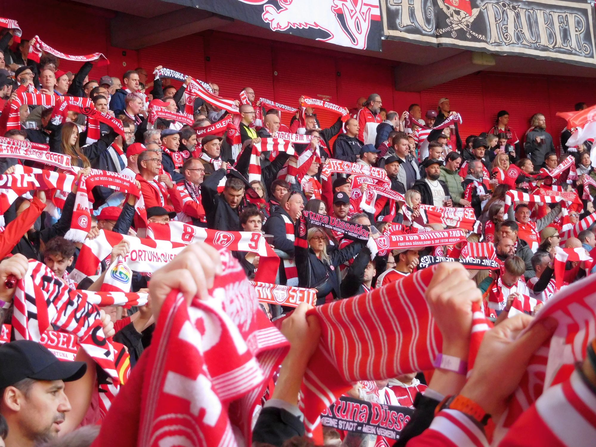 F95 vs Kiel: Am Support kann's nicht gelegen haben (Foto: FP)