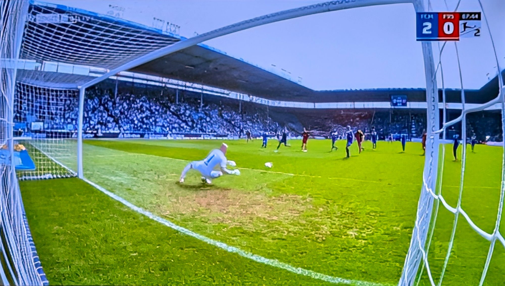 Magdeburg vs F95: Leider kein Tor für uns (Screenshot: Sky)