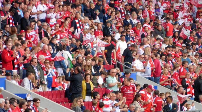 F95 vs Elversberg: Der Jubel nach dem 3:0 (Foto: FP)