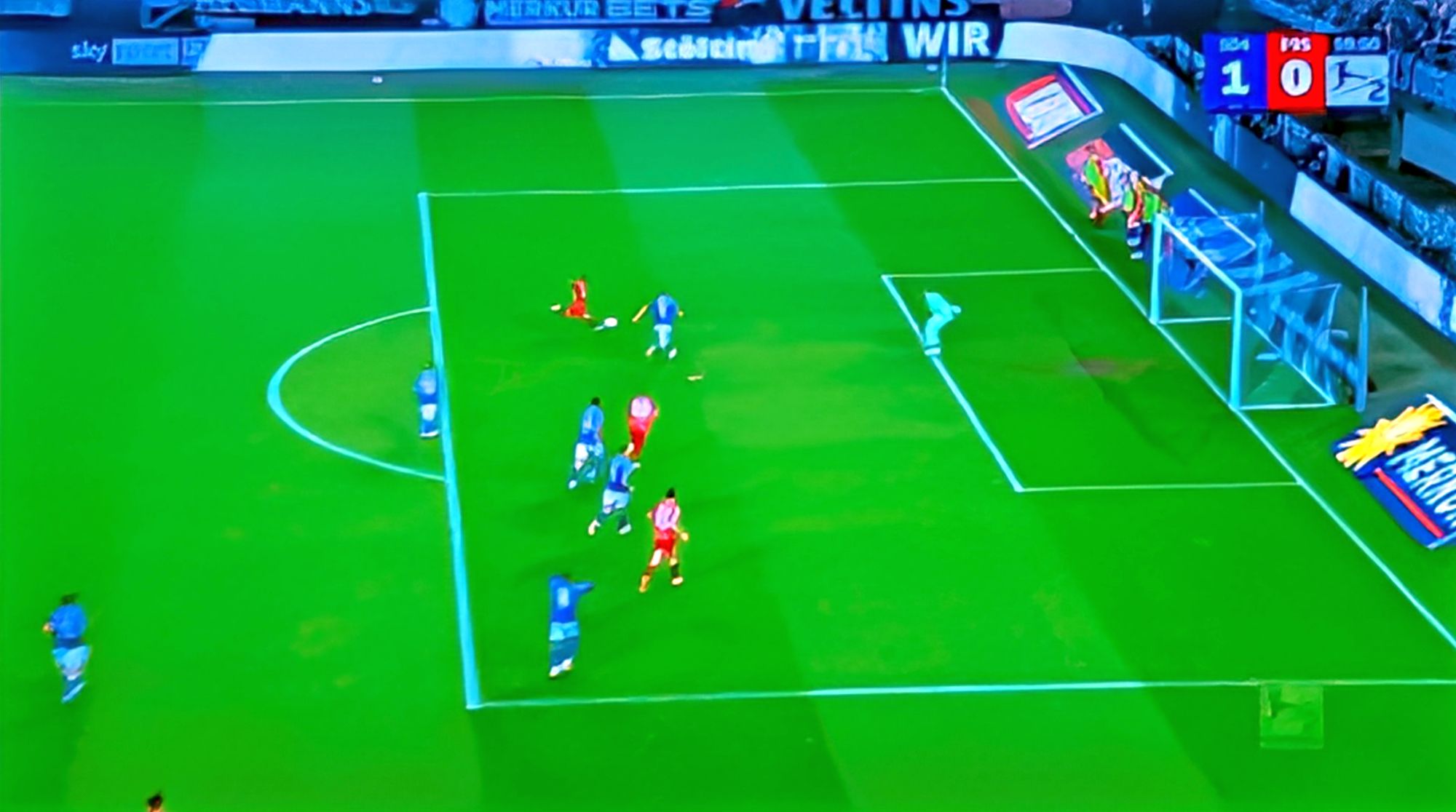 Schalke vs F95: Hundertprozenter für Shinta (Screenshot Sky)