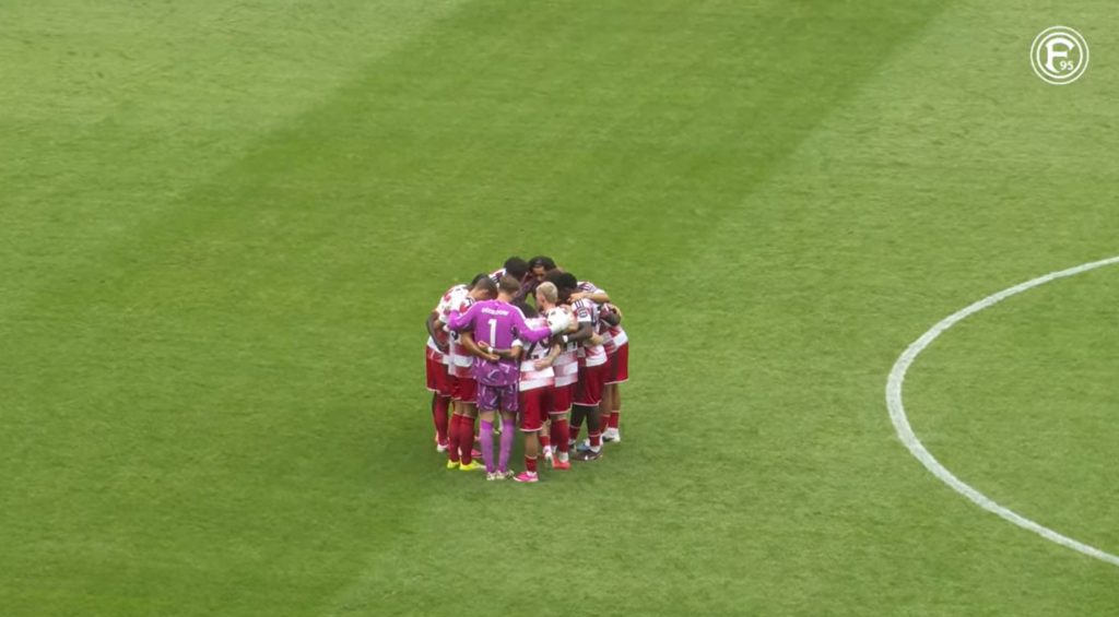 LASK vs F95: Den Kreis haben sie auch schon mal geübt (Screenshot: f95.tv)